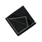 Set of 4 Washed Linen Napkins 45x45 - Gabriel - Charcoal / Sand