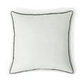 Gabriel - Cushion - Washed Linen - White/Black