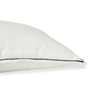Gabriel - Cushion - Washed Linen - White/Black