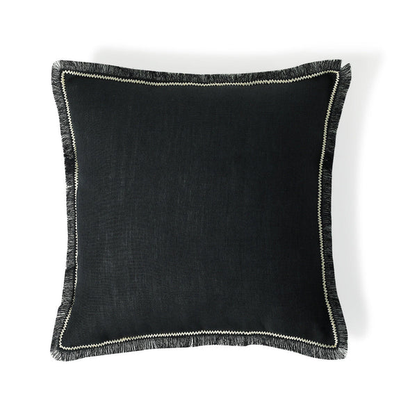 Gabriel - Coussin - Lin Lavé - Fusain/Sable