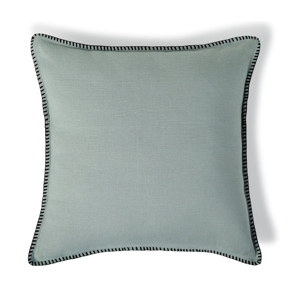 MAMA funda verde celadón / negro 50x50