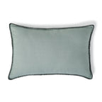 Maxime - Coussin - Lin Lavé - Céladon/Noir