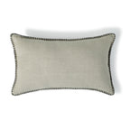 Maxime - Cushion - Washed Linen - Natural/Black