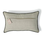 Maxime - Cushion - Washed Linen - Natural/Black