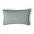 Maxime - Coussin - Lin Lavé - Céladon/Noir