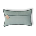 Maxime - Coussin - Lin Lavé - Céladon/Noir