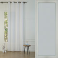 Leo - Eyelet Sheer Curtain - Polycotton - White