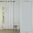Leo - Eyelet Sheer Curtain - Polycotton - White