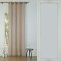 Leo - Eyelet Curtain - Polycotton - Natural
