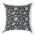 Noida - Cushion - Cotton Canvas - Charcoal