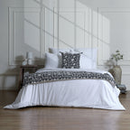 Noida - Cushion - Cotton Canvas - Charcoal