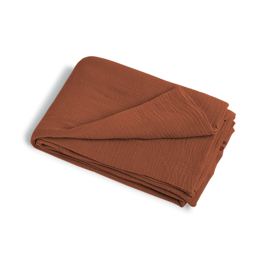Carla Tablecloth - Tuscan Red - Cotton Gauze