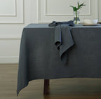 Carla Tablecloth - Storm Blue - Cotton Gauze