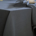 Carla Tablecloth - Storm Blue - Cotton Gauze