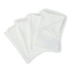 Set Of 4 Carla Table Napkins - White - Cotton Gauze