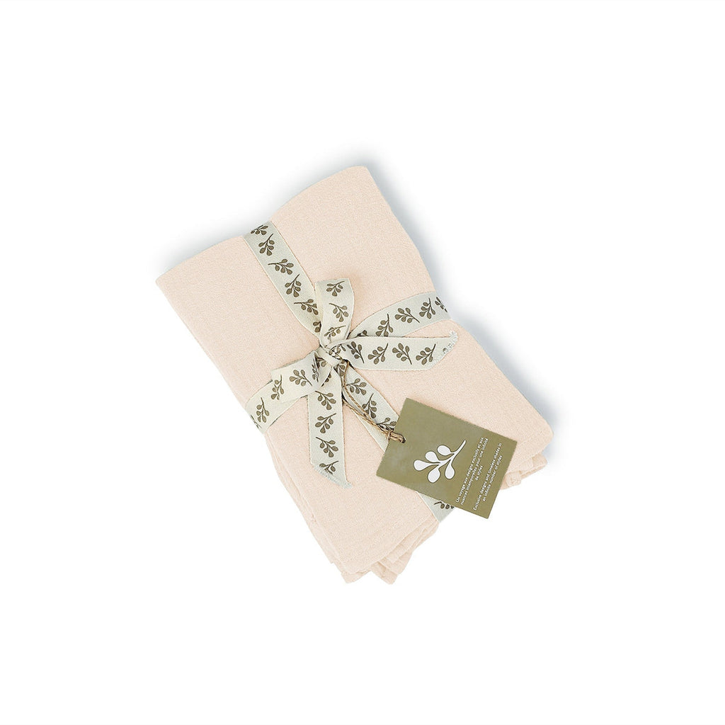 Set Of 4 Carla Table Napkins - Pink - Cotton Gauze