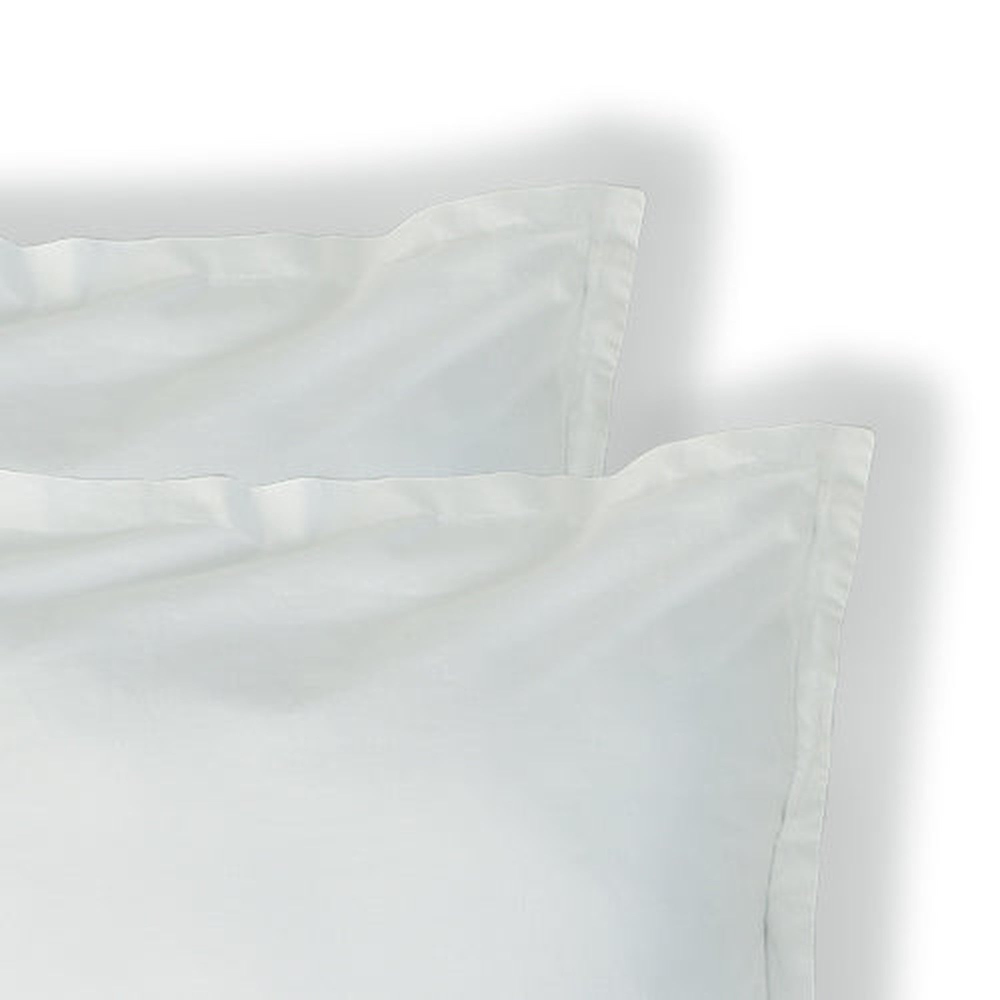 Nina - Taie D'Oreiller (X2) - Percale De Coton - Blanc