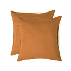 Nina - Lot De 2 Taies D'Oreiller - Percale - Caramel