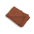 Carla - Lot De 2 Taies D'Oreiller - Gaze De Coton - Rouge