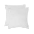 Luna - Lot De 2 Taies D'Oreiller - Coton Lavé - Blanc