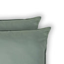 Pillowcase (X2) - Washed Cotton - Celadon Green - Luna