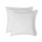 Luna - Lot De 2 Taies D'Oreiller - Coton Lavé - Blanc