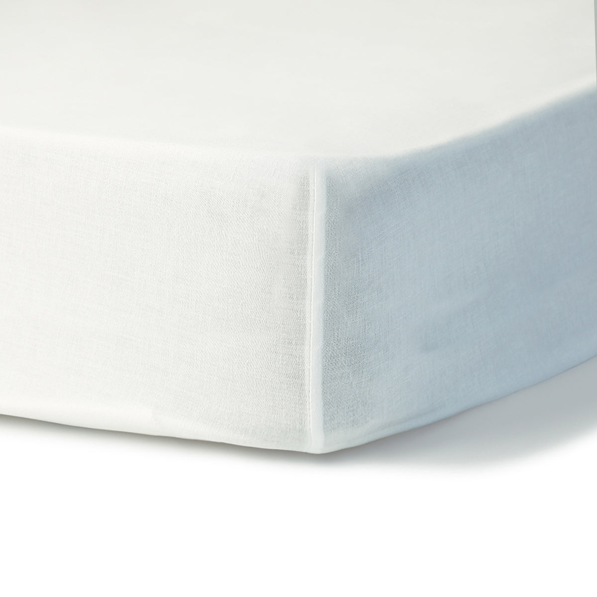 Nina - Drap Housse - Percale De Coton - Blanc