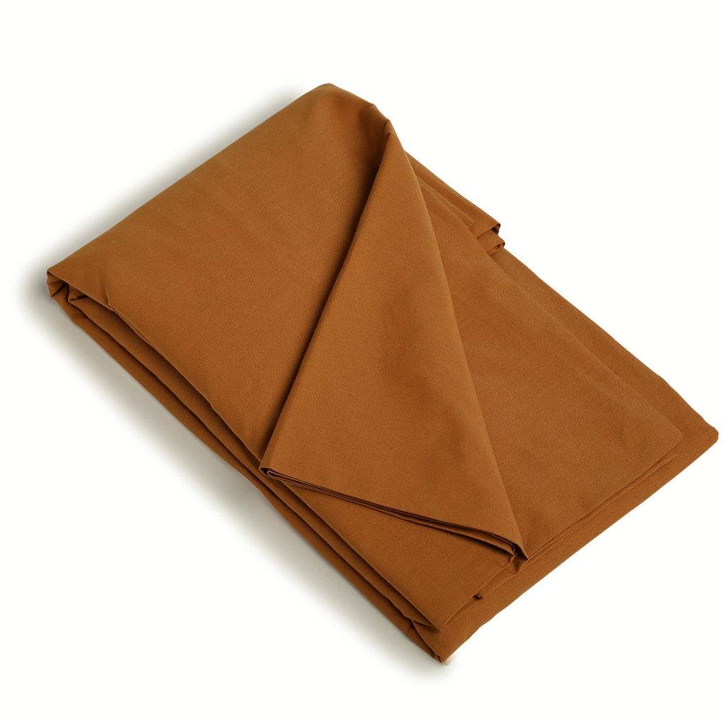 Nina - Fitted Sheet - Cotton Percale - Caramel