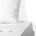Nina - Drap Plat - Percale De Coton - Blanc