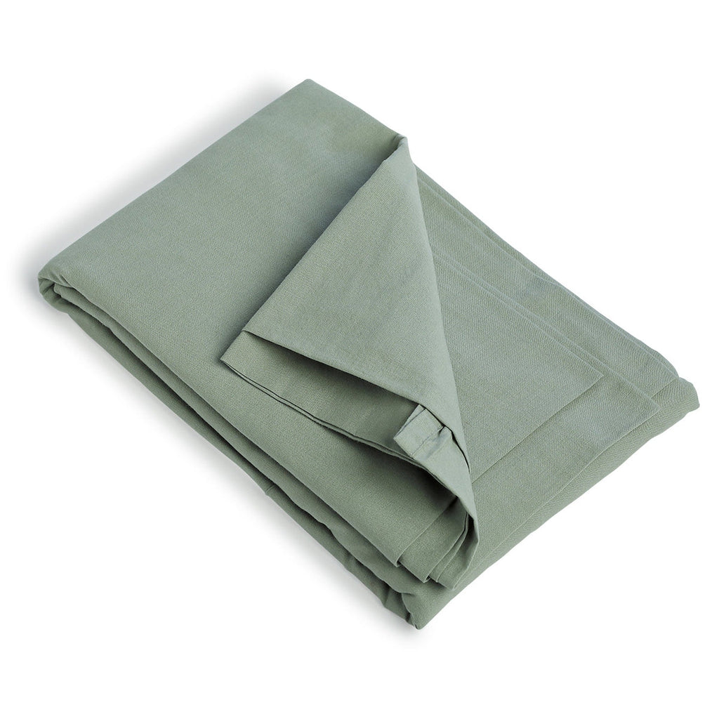 Luna - Drap Housse - Coton Lavé - Vert Céladon