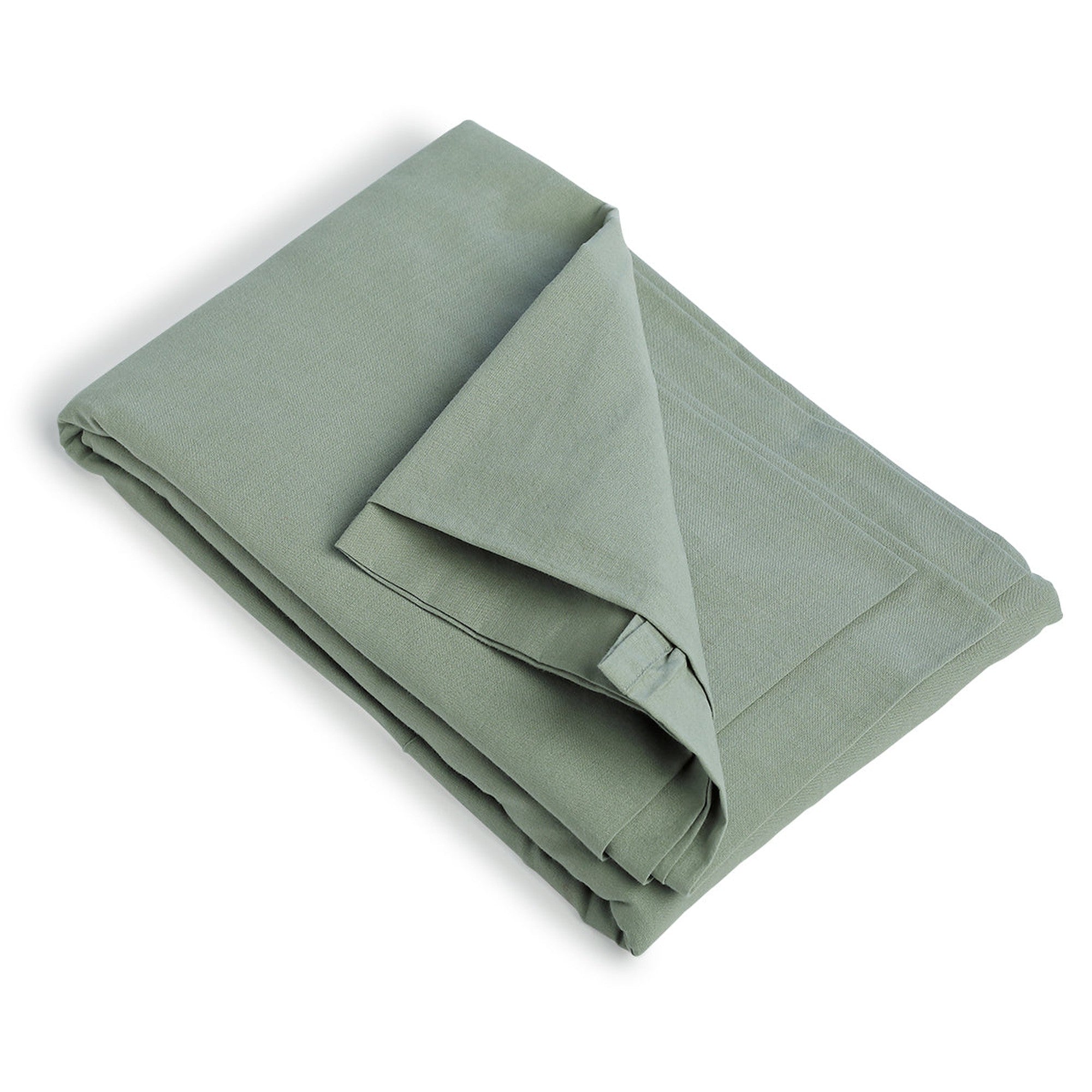 Luna - Drap Housse - Coton Lavé - Vert Céladon