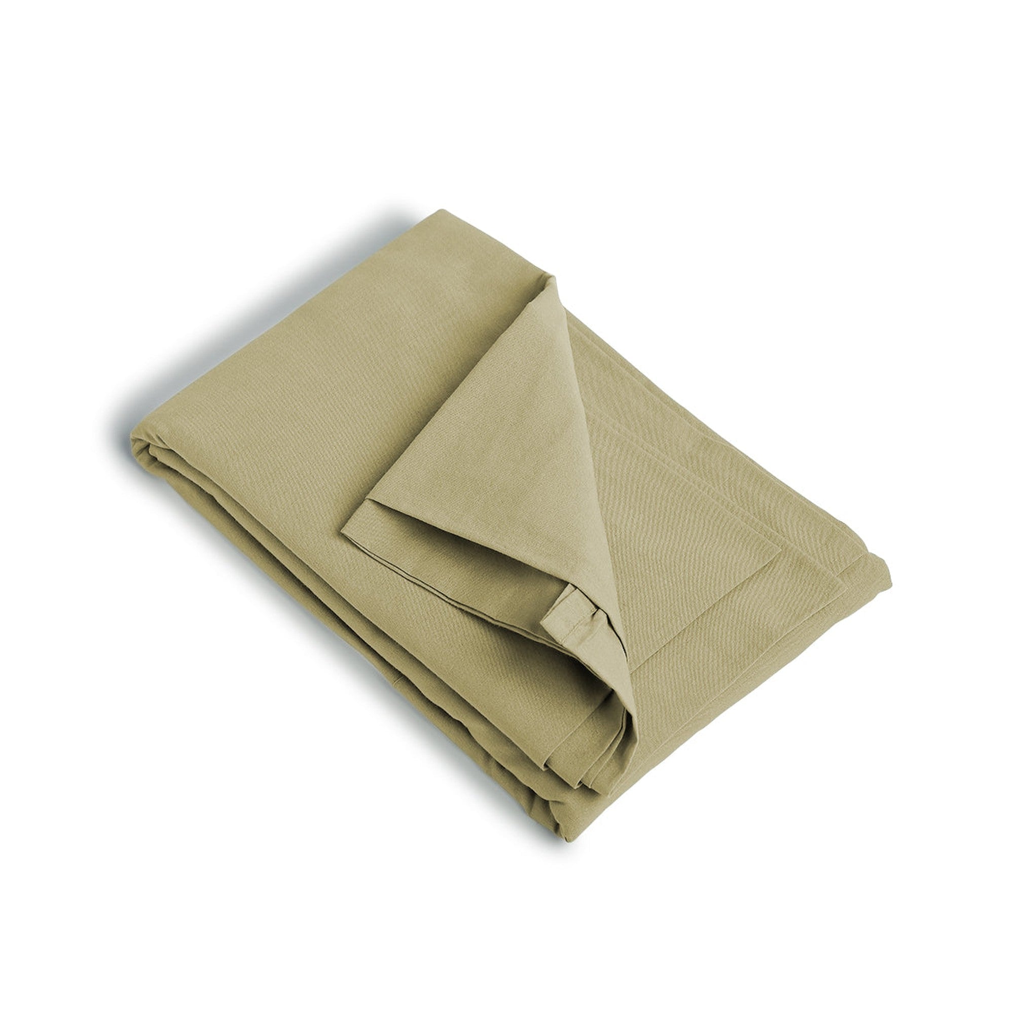 Luna - Drap Housse - Coton Lavé - Sable