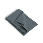 Luna - Drap Housse - Coton Lavé - Bleu Orage