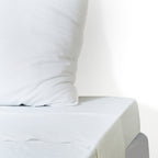 Luna - Flat Sheet - Washed Cotton - White