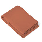 Nina - Housse De Couette - Percale De Coton - Rouge Toscane