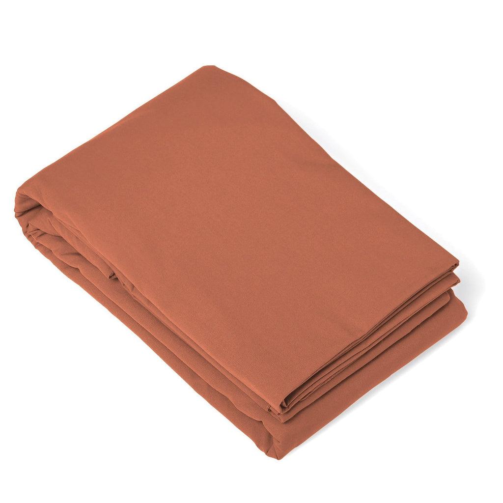 Nina - Housse De Couette - Percale De Coton - Rouge Toscane