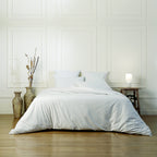 Luna - Housse De Couette - Coton Lavé - Blanc