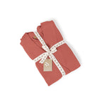 Kimono Bathrobe - Cotton Gauze - Tuscany Red - Carla