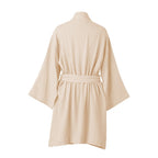 Kimono Bathrobe - Cotton Gauze - Pink - Carla