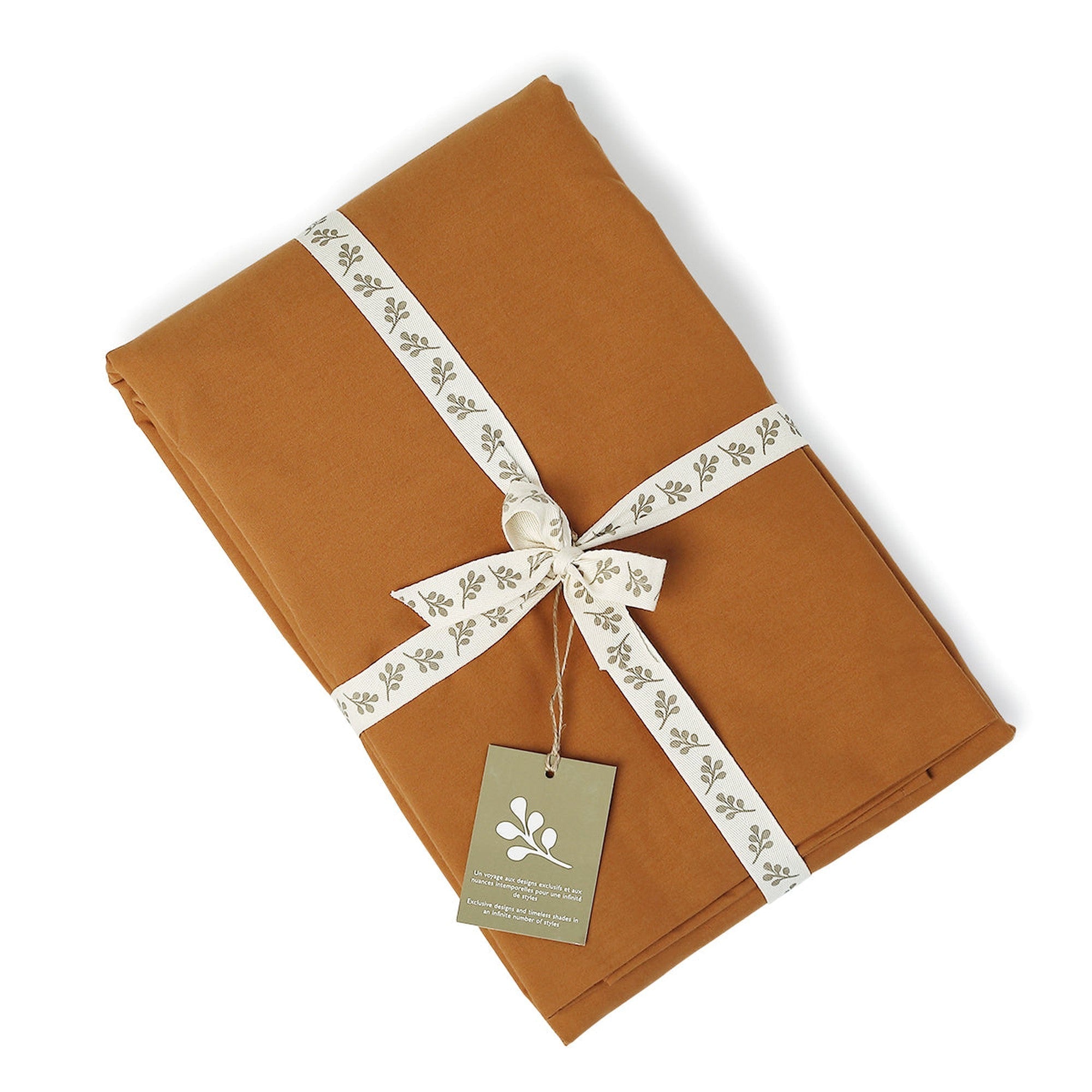 Nina - Parure + Taies - Percale De Coton - Caramel