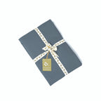 Nina - Parure + Taies - Percale De Coton - Bleu Denim