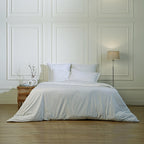 Nina - Parure + Taies - Percale De Coton - Blanc