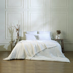 Carla - Parure De Lit - Gaze De Coton - Blanc