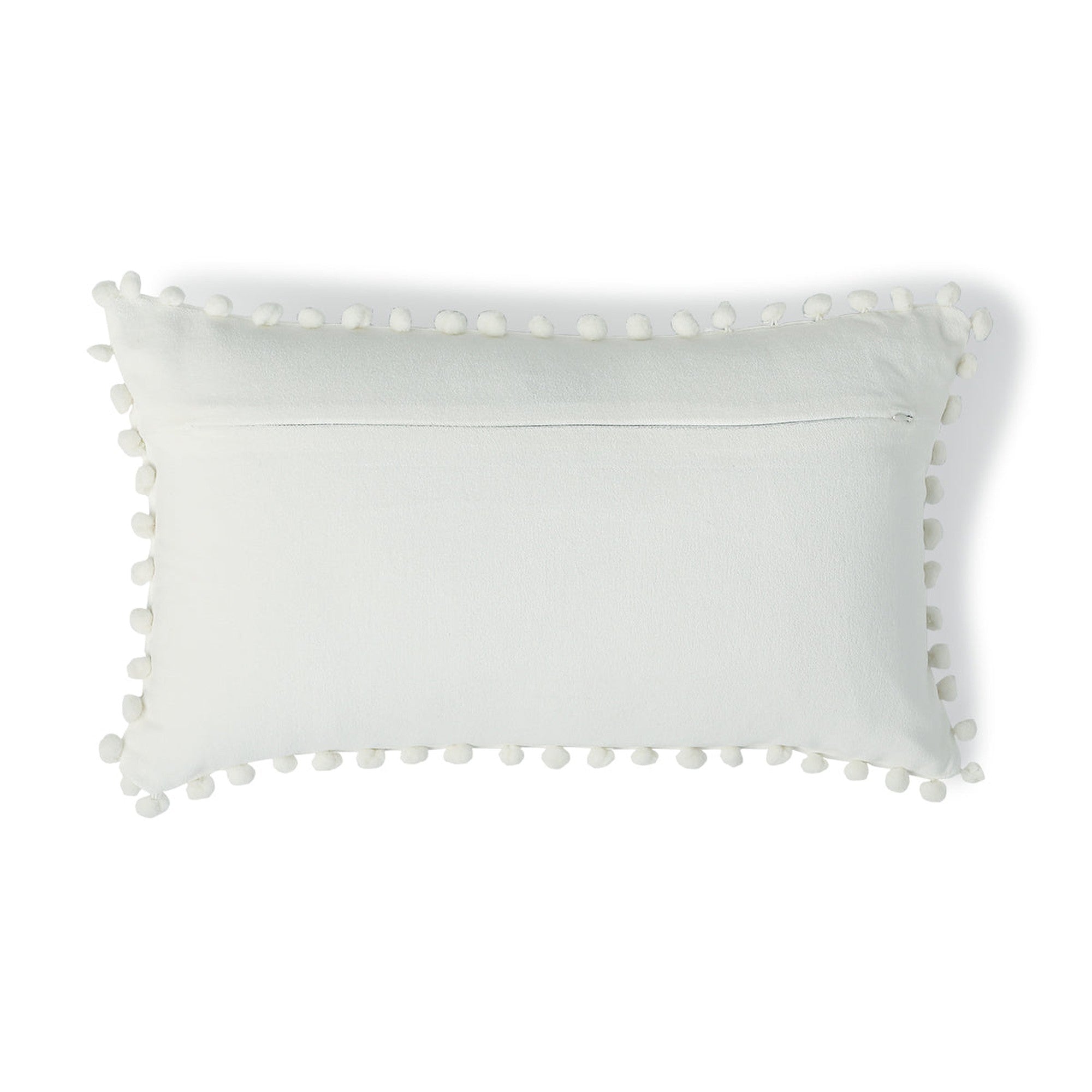 Velvet - Housse De Coussin - Velours De Coton - Écru