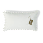 Velvet - Housse De Coussin - Velours De Coton - Écru