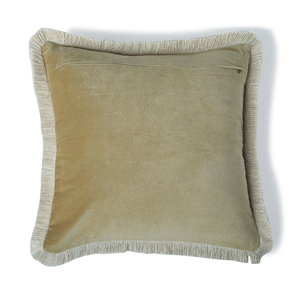 Riva - Housse De Coussin - Velours De Coton - Sable
