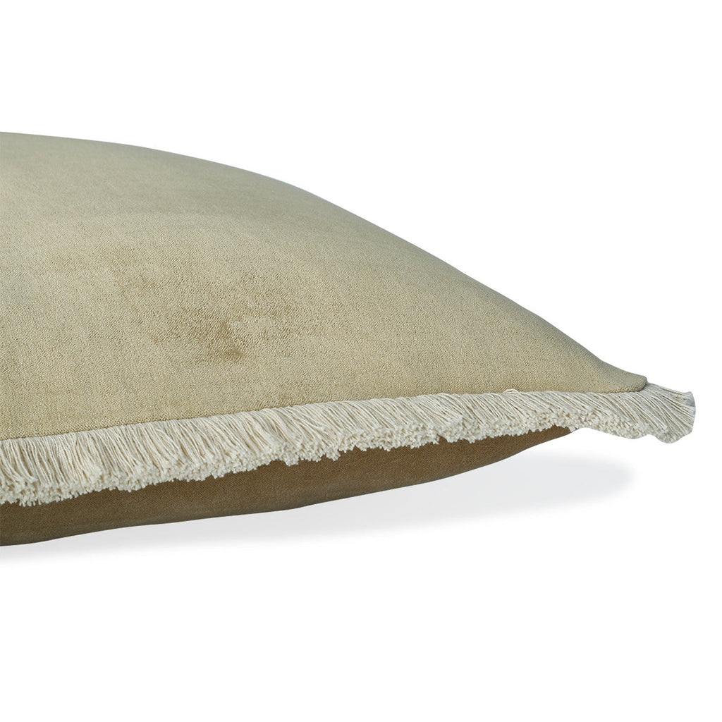 Riva - Housse De Coussin - Velours De Coton - Sable