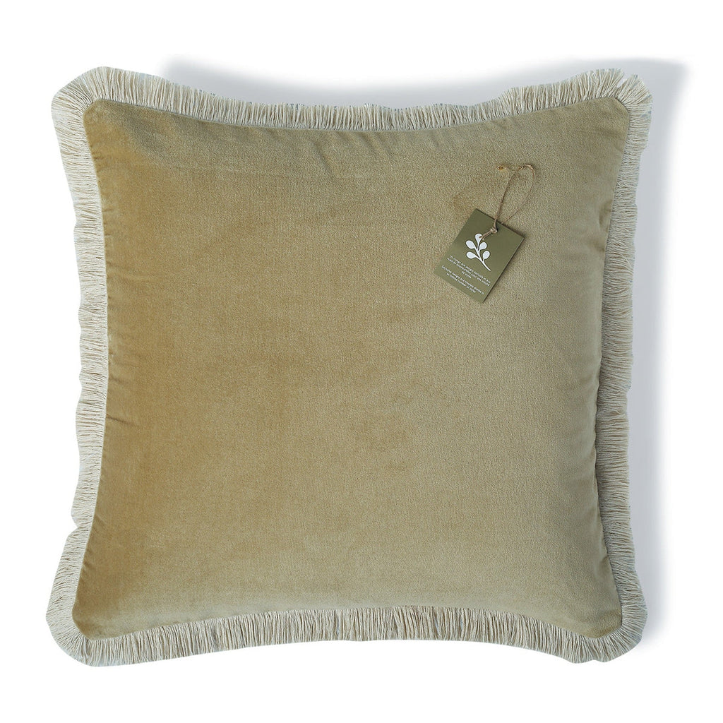 Riva - Housse De Coussin - Velours De Coton - Sable