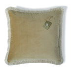 Riva - Housse De Coussin - Velours De Coton - Sable
