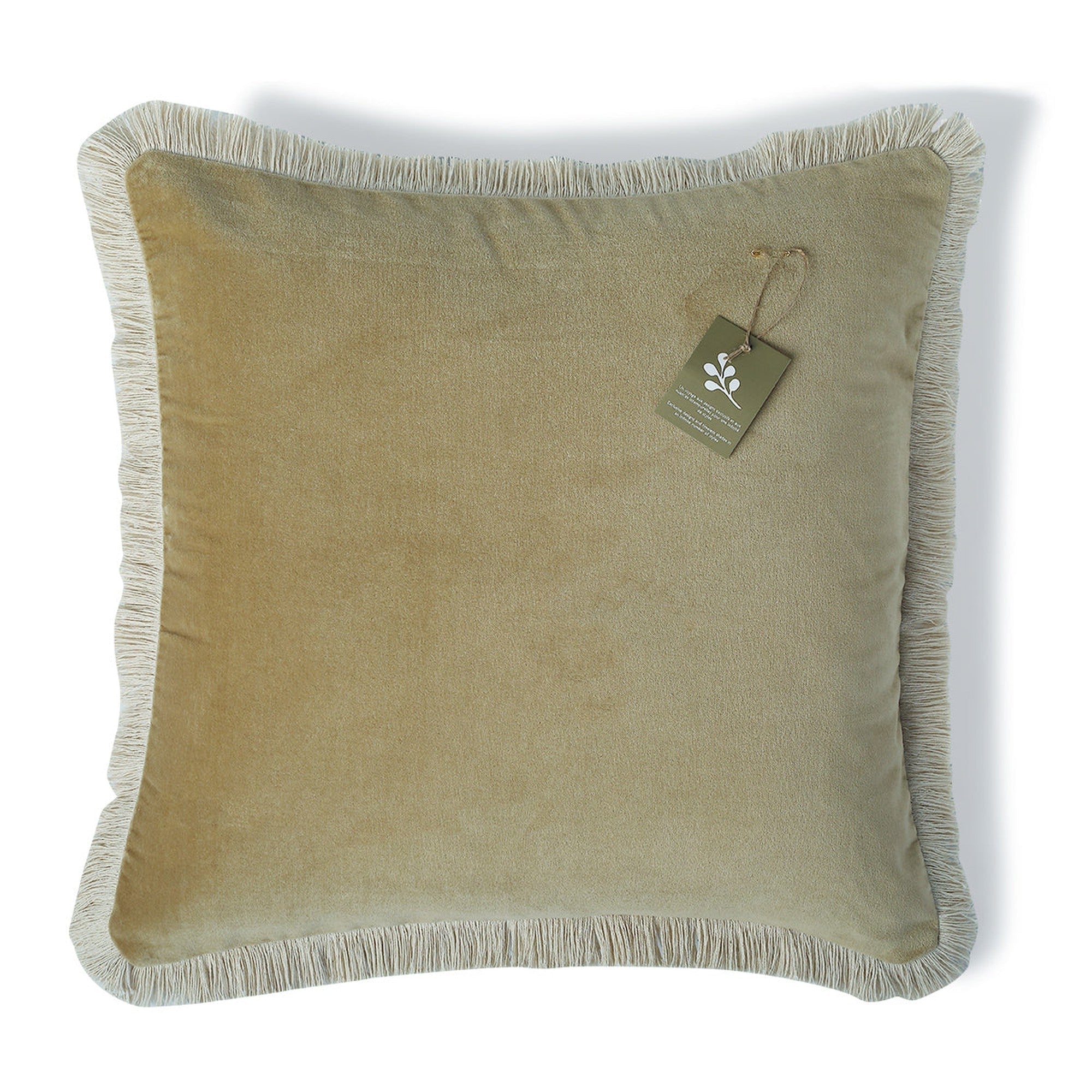 Riva - Housse De Coussin - Velours De Coton - Sable